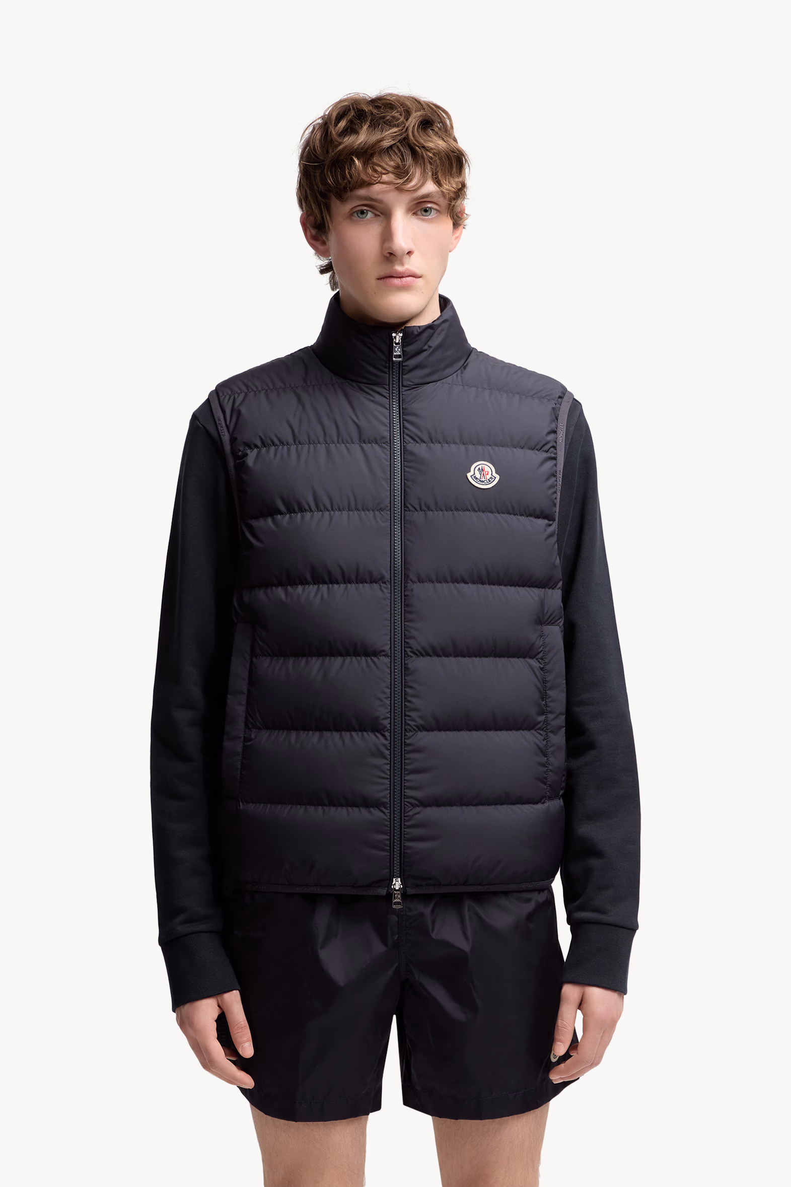 Contrin Down Vest Men Navy Blue Moncler 3